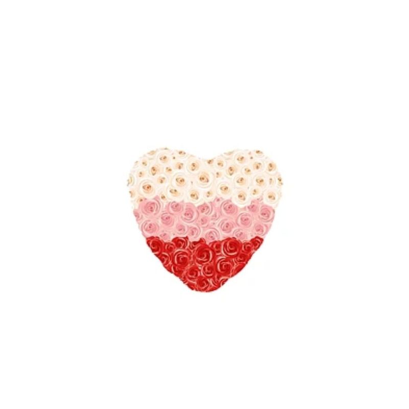 GENERICO - Globo Metalico Corazón 45cm