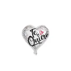 GENERICO - Globo Metálico Corazón Te Quiero 45cm