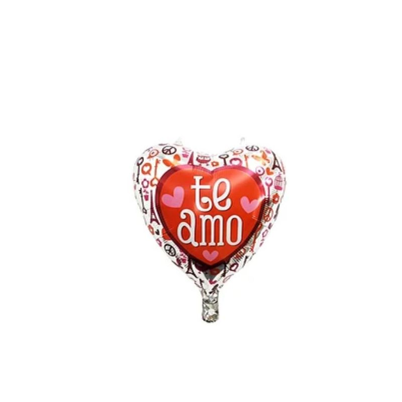 GENERICO - Globo Metálico Corazón 45cm