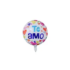 GENERICO - Globo Metálico Redondo Te Amo 45cm