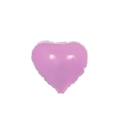 GENERICO - Globo Metálico Corazón Rosa 8pcs 12cm