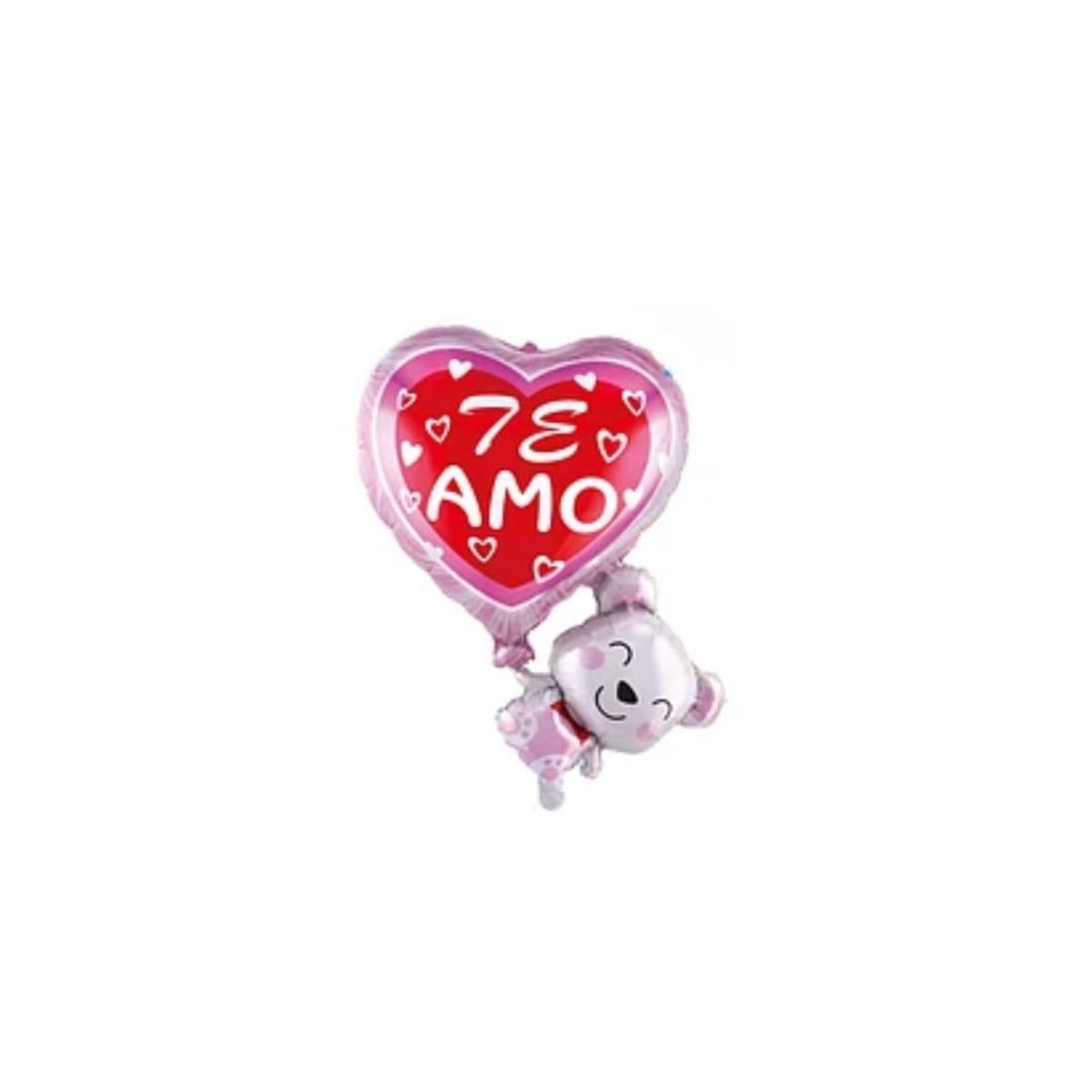 GENERICO - Globo Metálico Corazón Te Amo 33x83cm