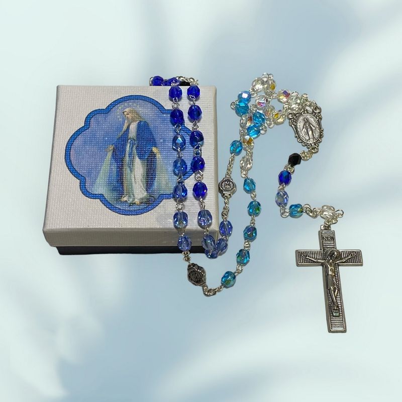 GENERICO - Rosario Italiano Cristal Esfumado Azul