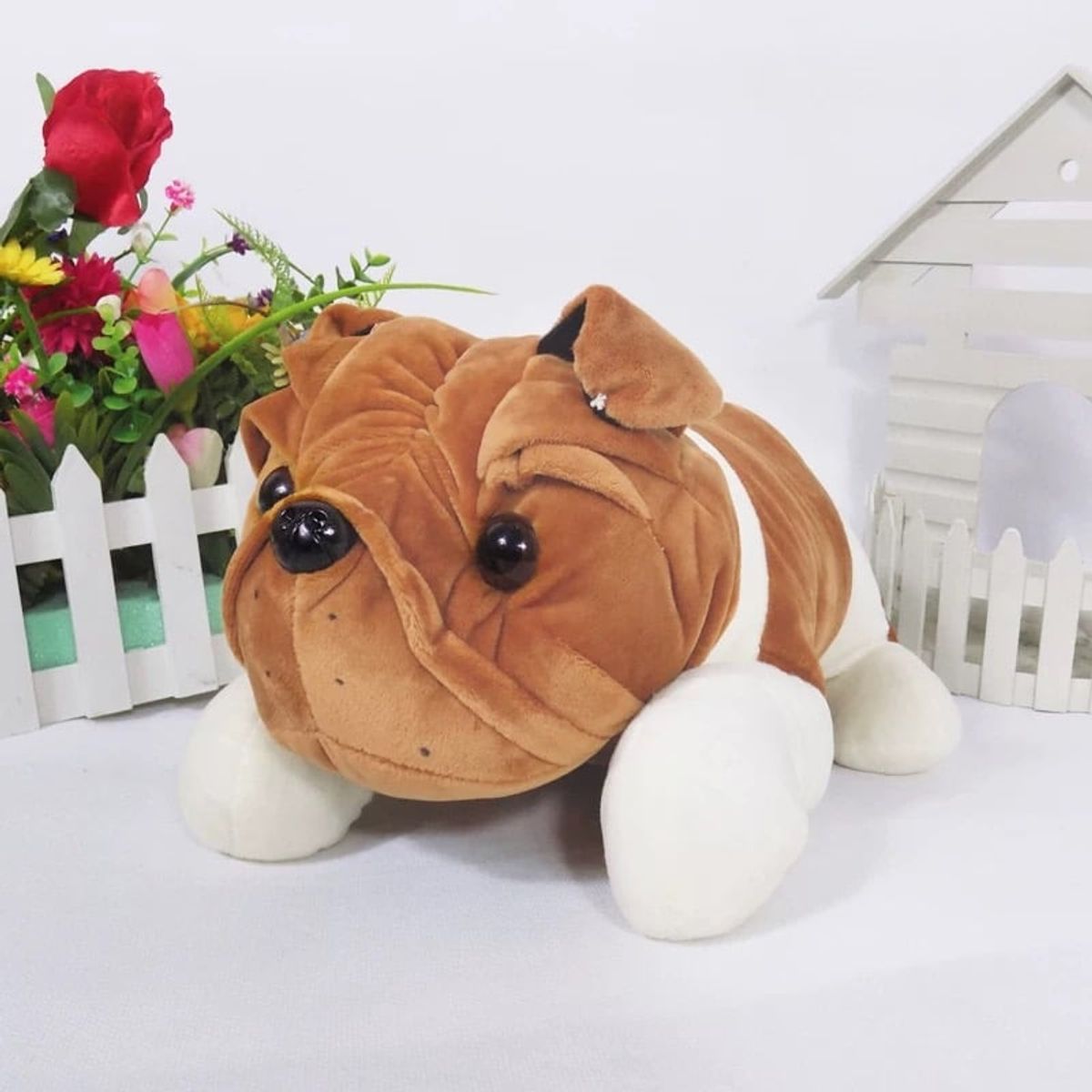 GENERICO - Peluche De Perro Lobo Suave Y Divertido 45CM