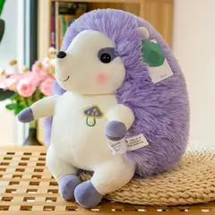 GENERICO - Peluche Erizo Kawaii De 50 Cm Suave Peluche Increible Morado