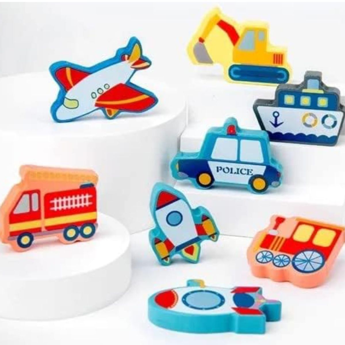 GENERICO - Tablero De Habilidades Y Aprendizaje 7 En 1 De Madera