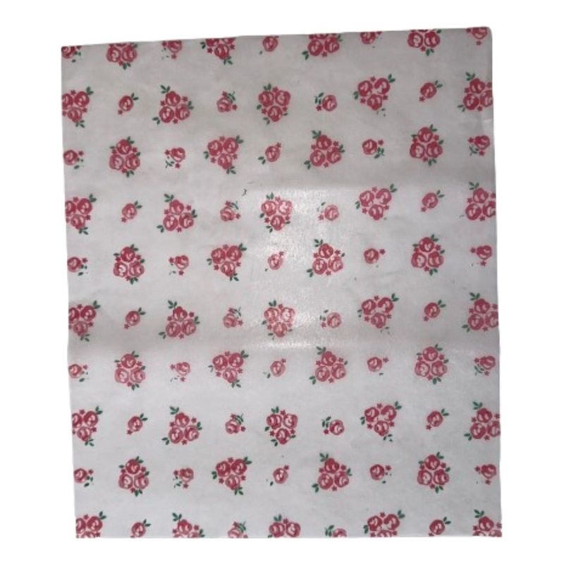 GENERICO - Pack 10 X Papel Mantequilla Diseño Flores