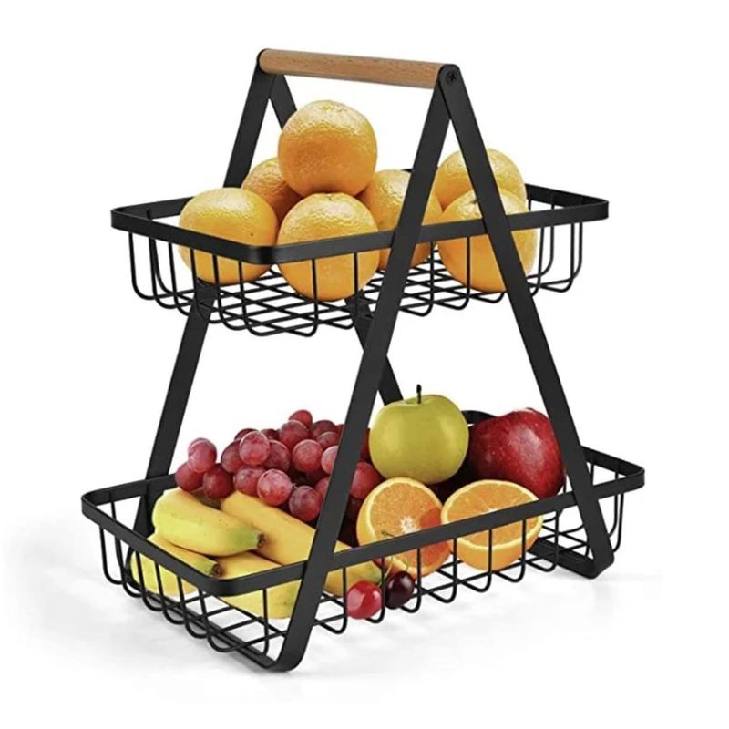 GENERICO - Organizador De Frutas Y Verduras 2 Niveles