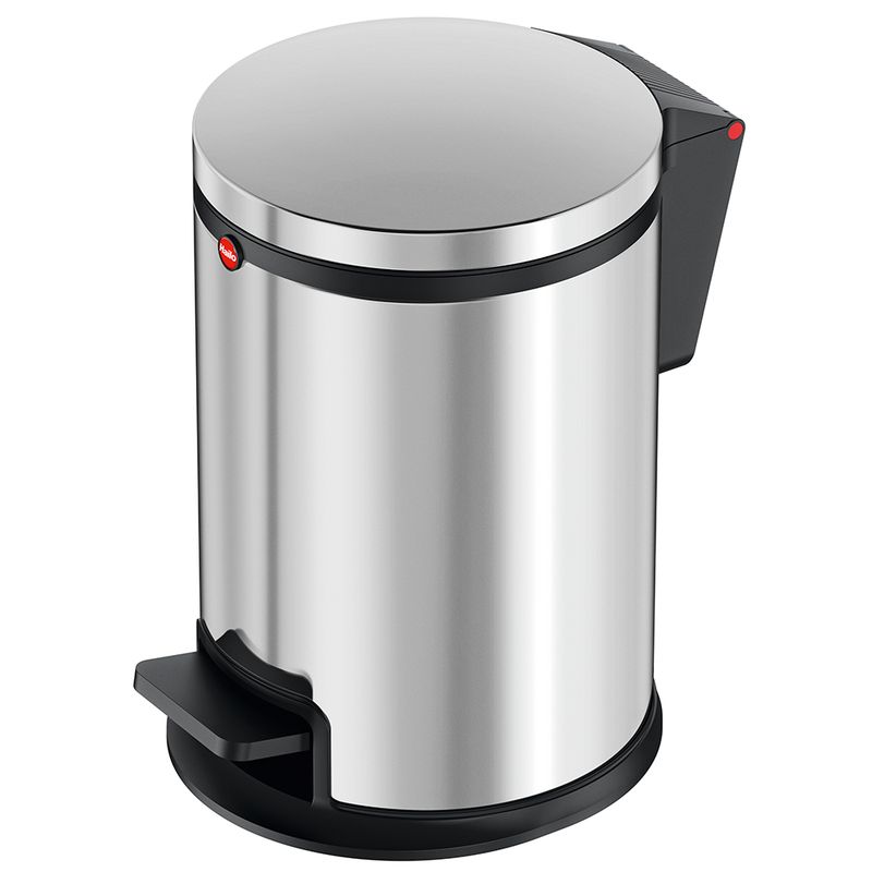 HAILO - BASURERO CON PEDAL MARCA HAILO PURE S 3 LTS. ACERO INOX