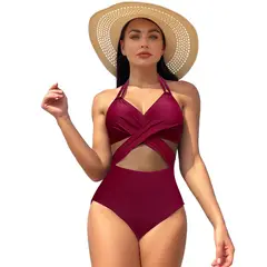 BLWOENS - Traje de baño Mujer - Rojo