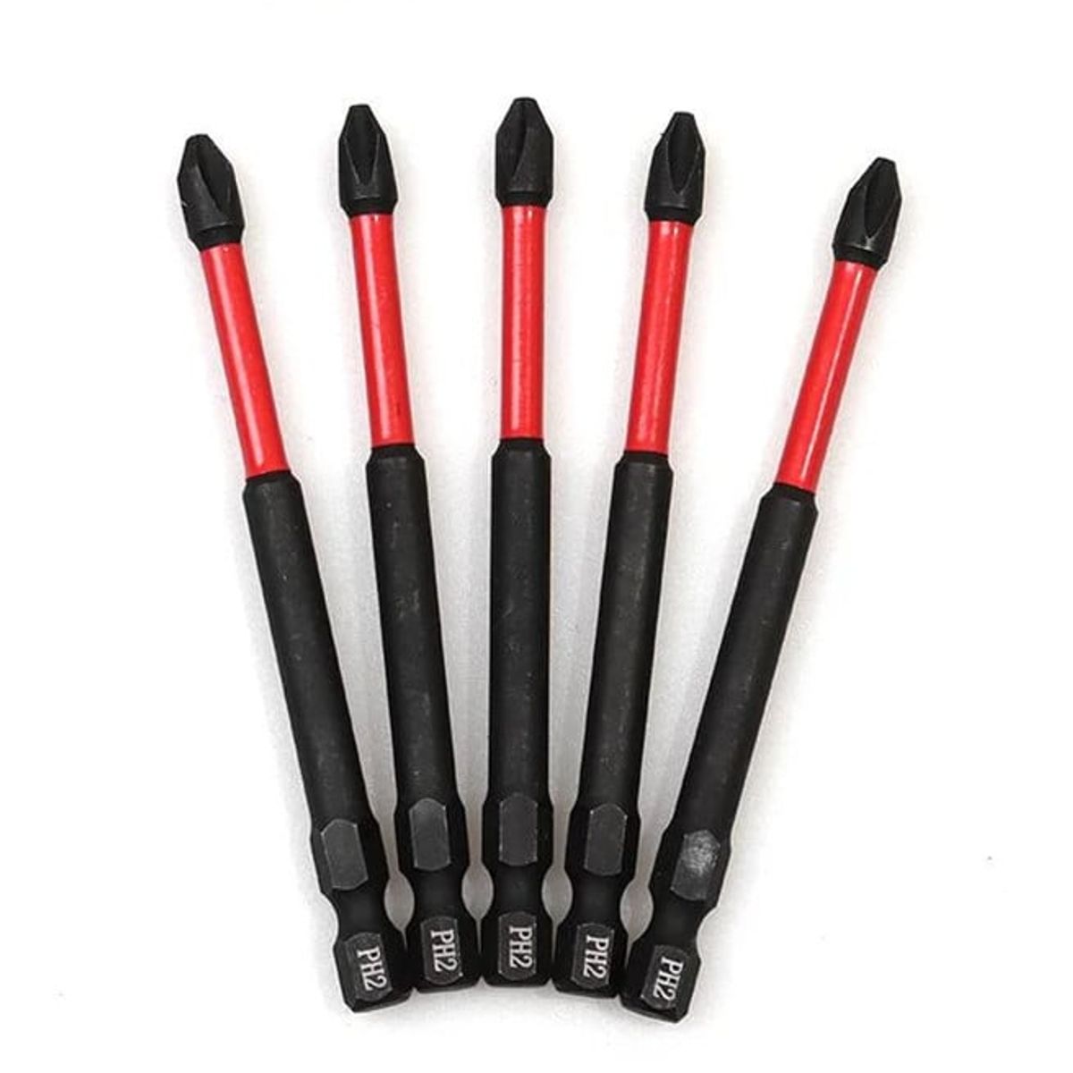5pcs Magnetica Punta Destornillador Puntas Impacto PH2 90mm, marca KUANGYE - Foto Principal