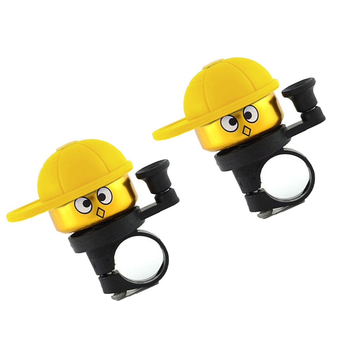 COREJOY - Set 2pk Campana Bicicleta Y Bocina Bicicleta amarillo