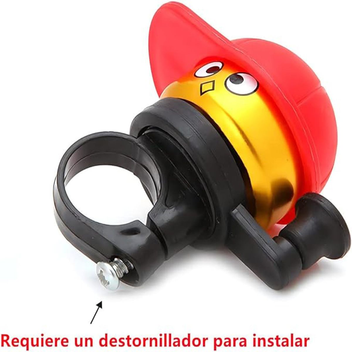 COREJOY - Set 2pk Campana Bicicleta Y Bocina Bicicleta amarillo