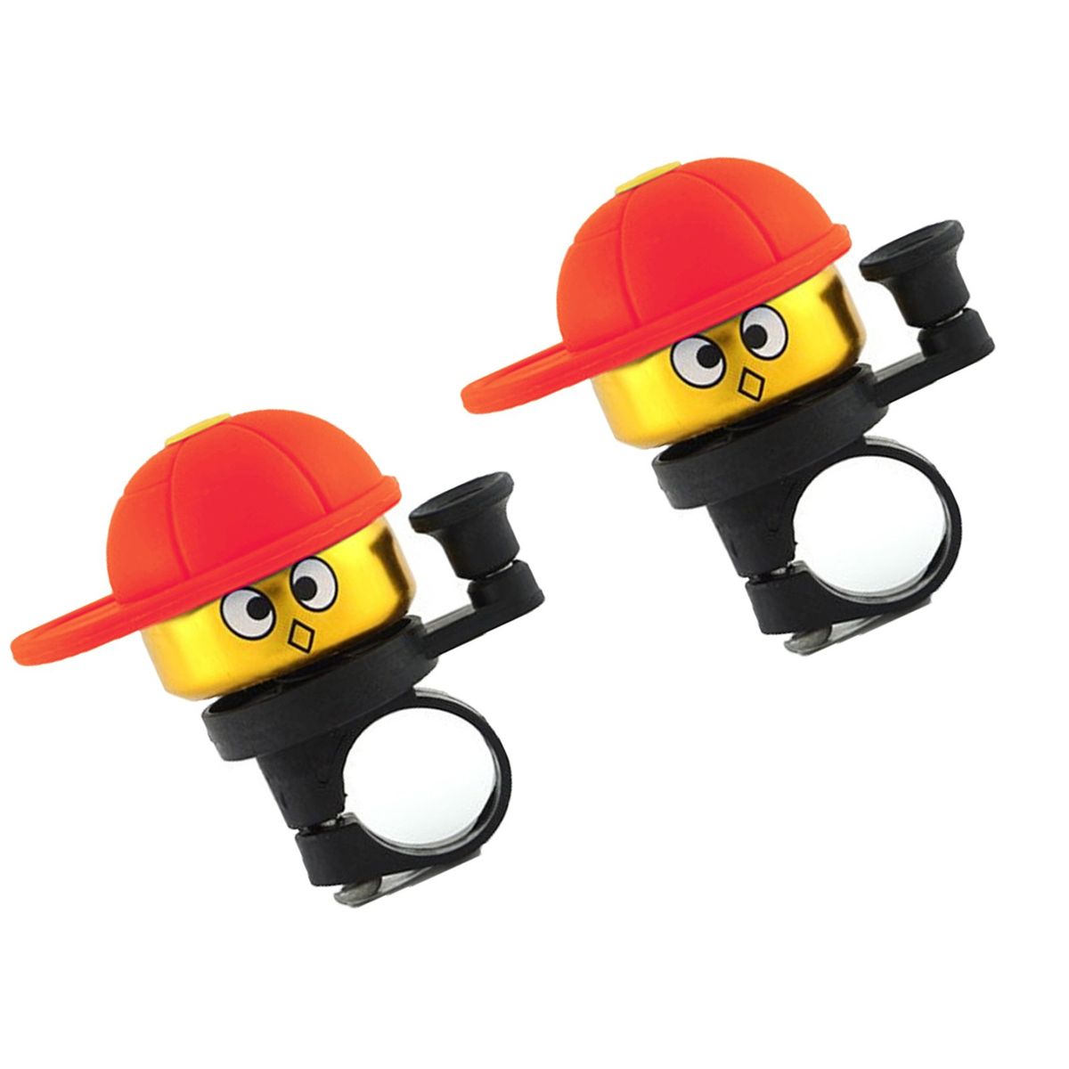 COREJOY - Set 2pk Campana Bicicleta Y Bocina Bicicleta rojo