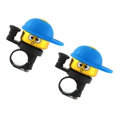 COREJOY - Set 2pk Campana o Bocina Para Bicicleta azul