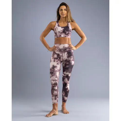 THEA - Legging Bolsillos Internos Atenea Tie Dye Red