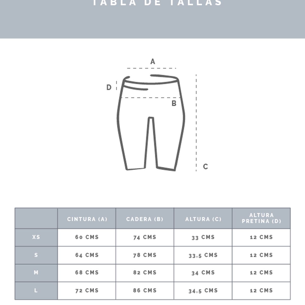 THEA - Legging Lisas Cortas Iris Pastel Blue