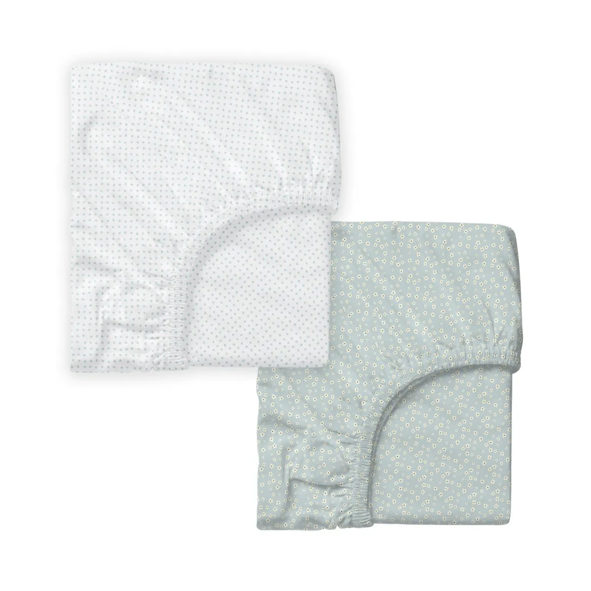 NINA HERRERA - Pack 2 Sábana Bajera Sarita y Puntos Agua Cuna