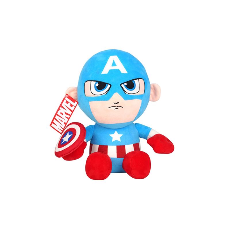 MARVEL - Peluche Capitan America Marvel 30 cm
