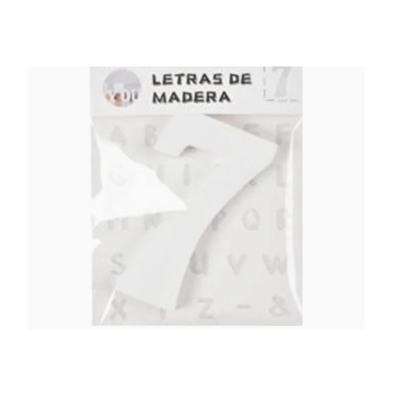 GENERICO - Números Decorativos De Madera «7» 11×65cm