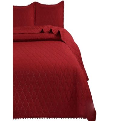 Imagen 2 del producto Cubrecamas Quilt Plaza y Media con Pompones B10