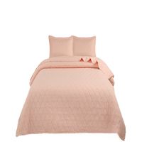 Quilt - Cubrecama 2 Plazas con Pompones B9