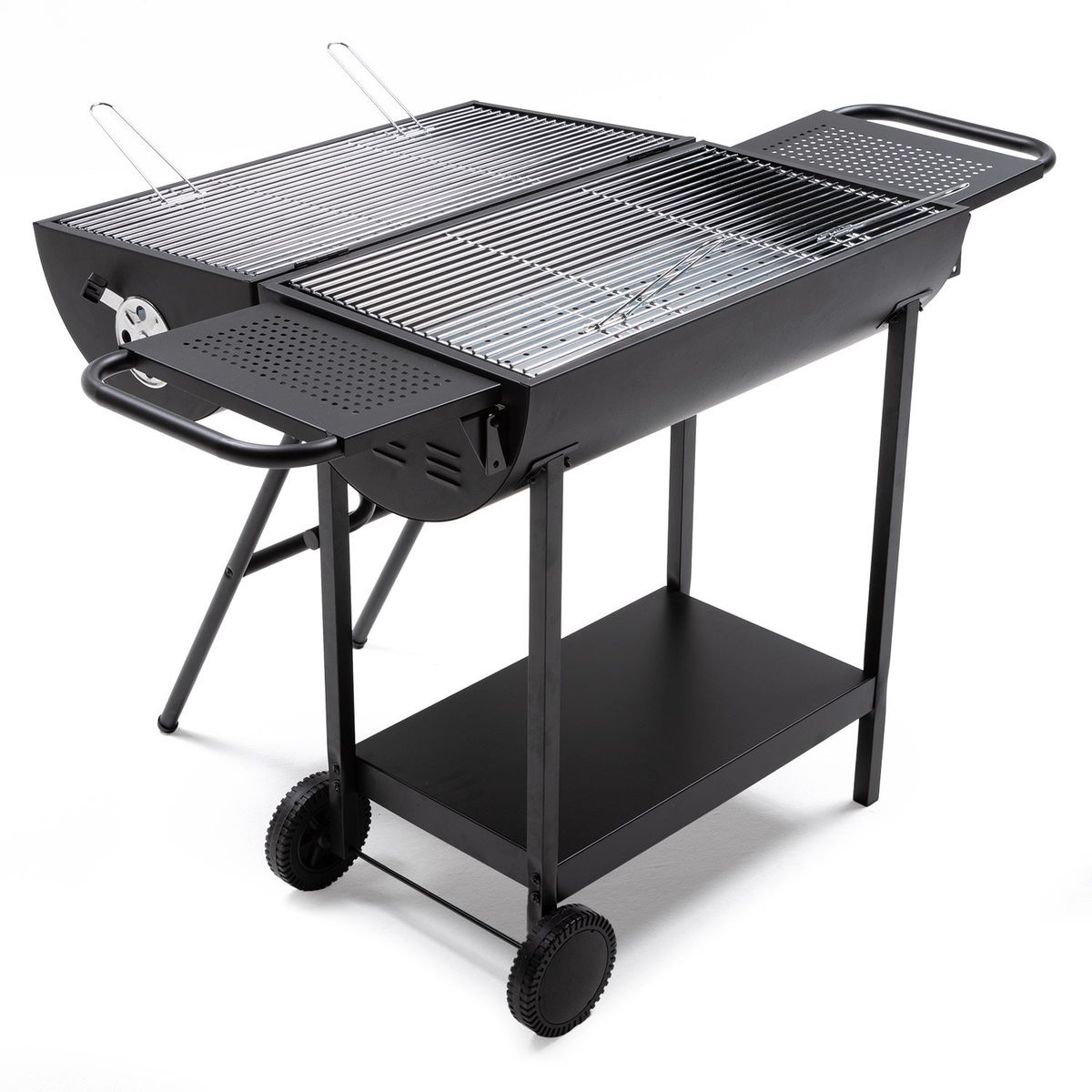 RELAN - Parrilla Tambor Doble Cuerpo Relan a Carbón con Ruedas