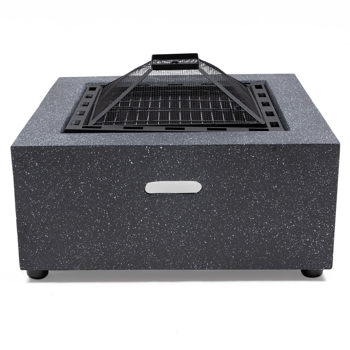 RELAN - Fogón a Carbón Relan Stone Brasero y Parrilla Simil Piedra