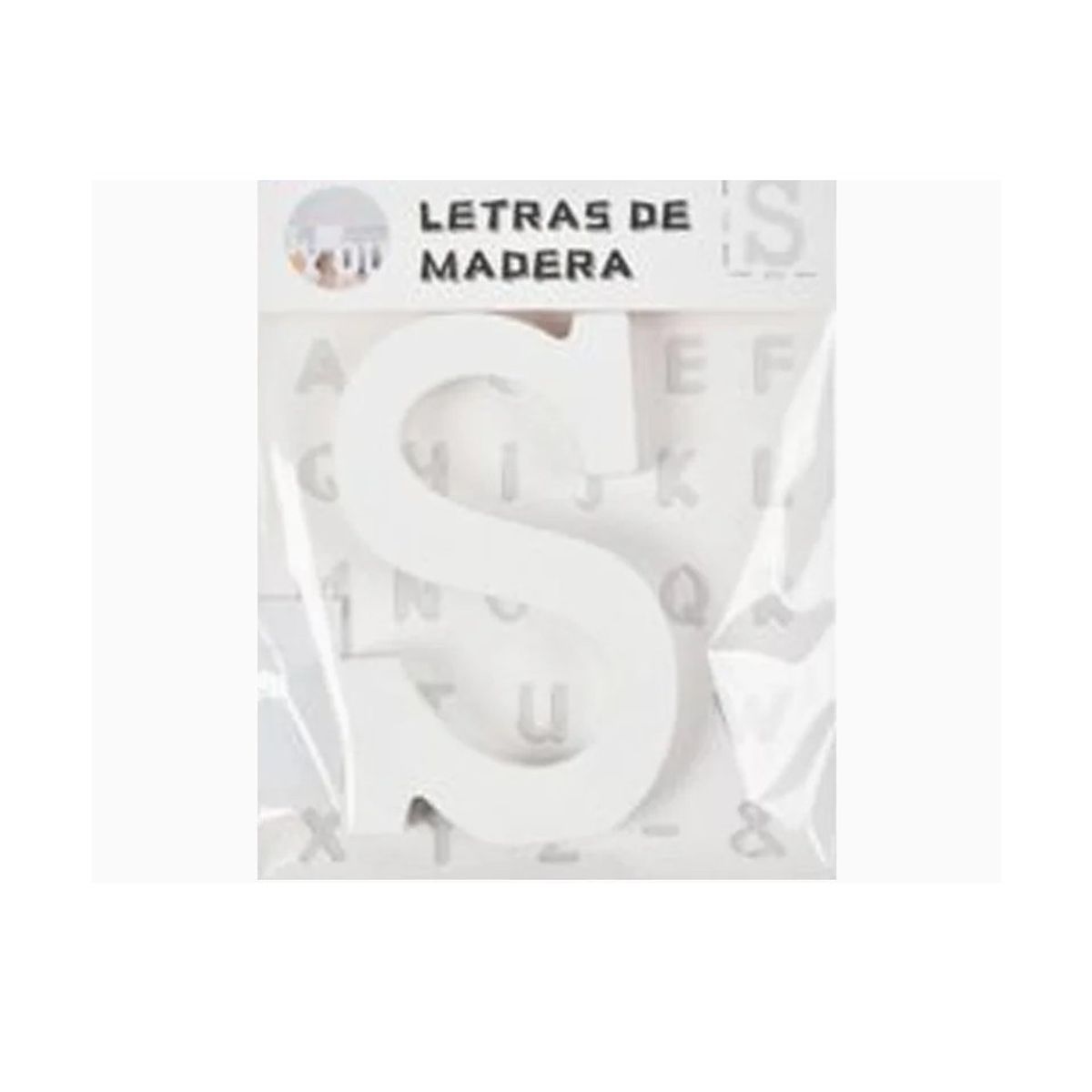 GENERICO - Letras Decorativas De Madera «S»  11x6cm