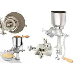 GENERICO - Molino Moledor Manual Metálico Choclo Maiz Cafe Cereal Arroz