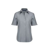 Blusa Oxford Classic Manga Corta Mujer