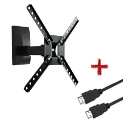 BRASFORMA - Soporte para TV con Brazo 10 a 55 cable HDMI 1mts