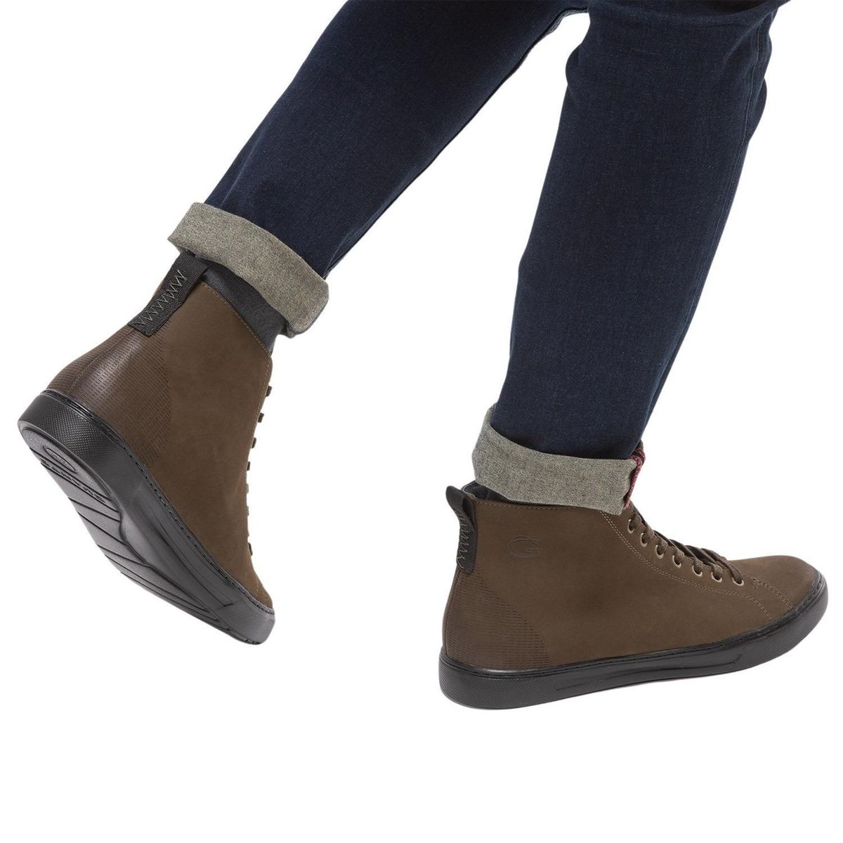 GUANTE - Zapatilla Caña Alta - Hombre - Tokio - Guante - Olivo