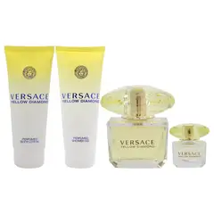 VERSACE - Set Yellow Diamond 4 Piezas -