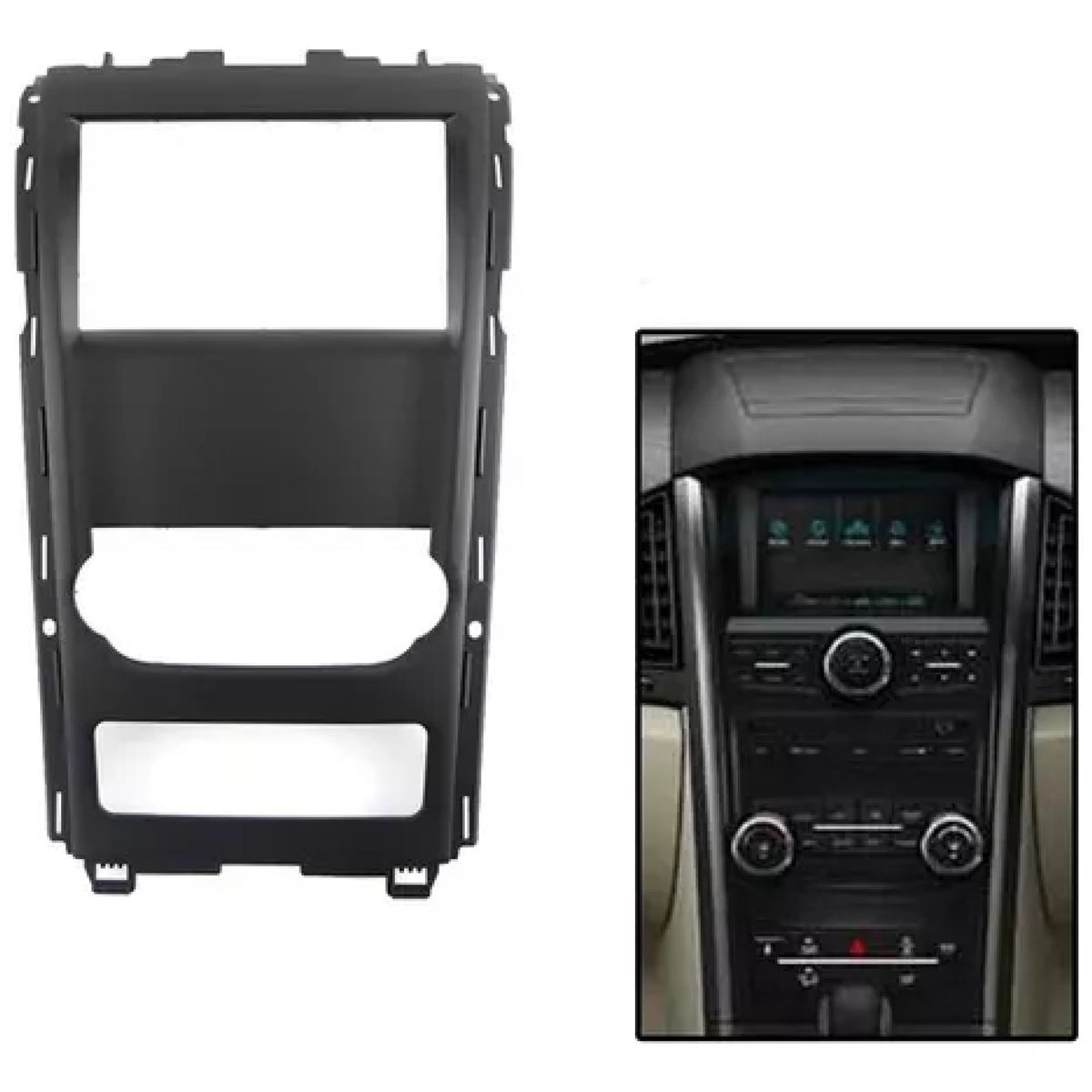GENERICO - Bisel Adaptador Radio 9pul Mahindra Xuv500 2012-2023