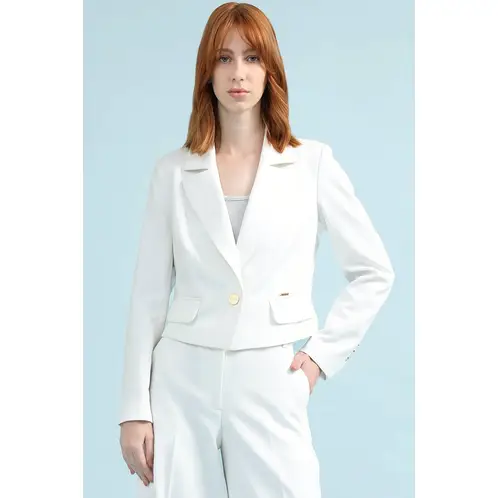LIOLA - Blazer Cropped, Crudo