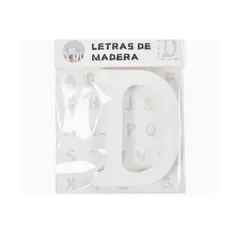 GENERICO - Letras Decorativas De Madera «D» 11×105cm