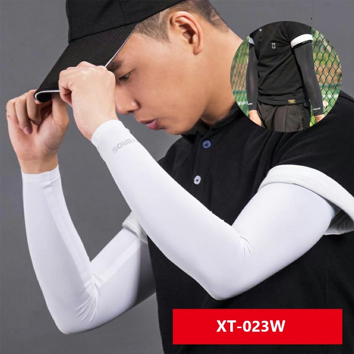 ROCKBROS - Mangas de ciclismo deportes proteccion UV Rockbros XT023W