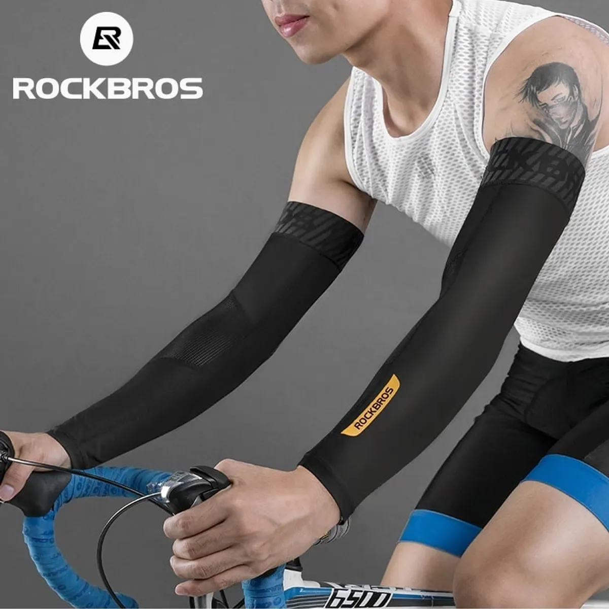 ROCKBROS - Mangas de brazo de ciclismo deportes protección XT001BK