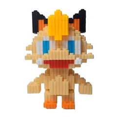 GENERICO - ARMABLE 3D MICRO BLOCKS MEOWTH 11CM