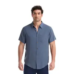 PANAMA JACK - Camisa manga corta Hombre Ardila - Azul