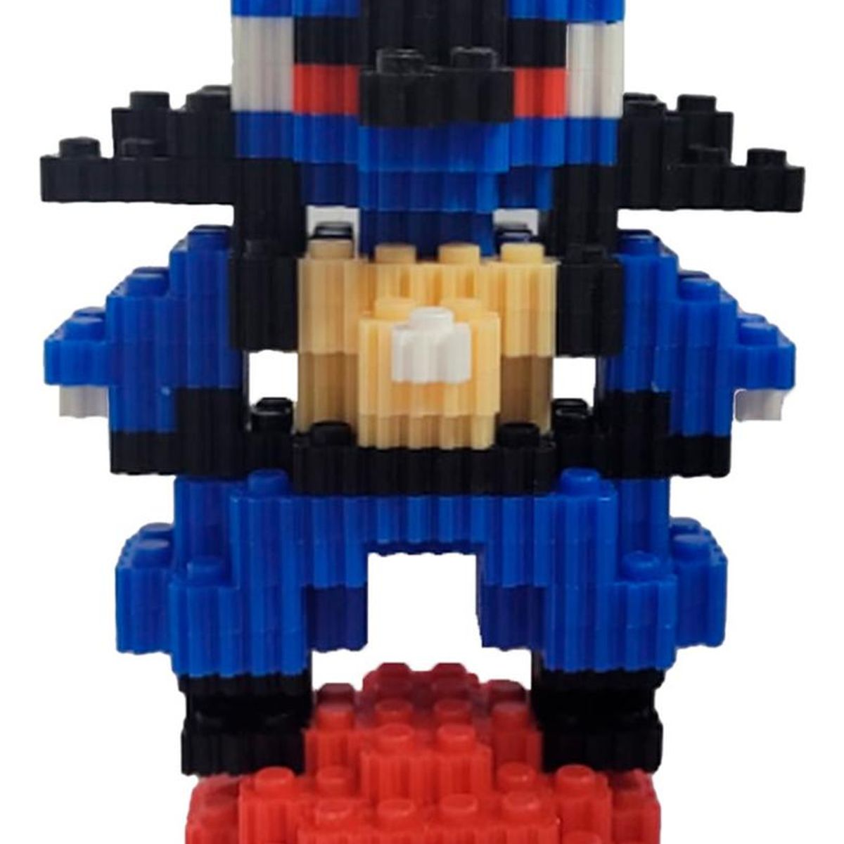 GENERICO - ARMABLE 3D MICRO BLOCKS LUCARIO 16CM