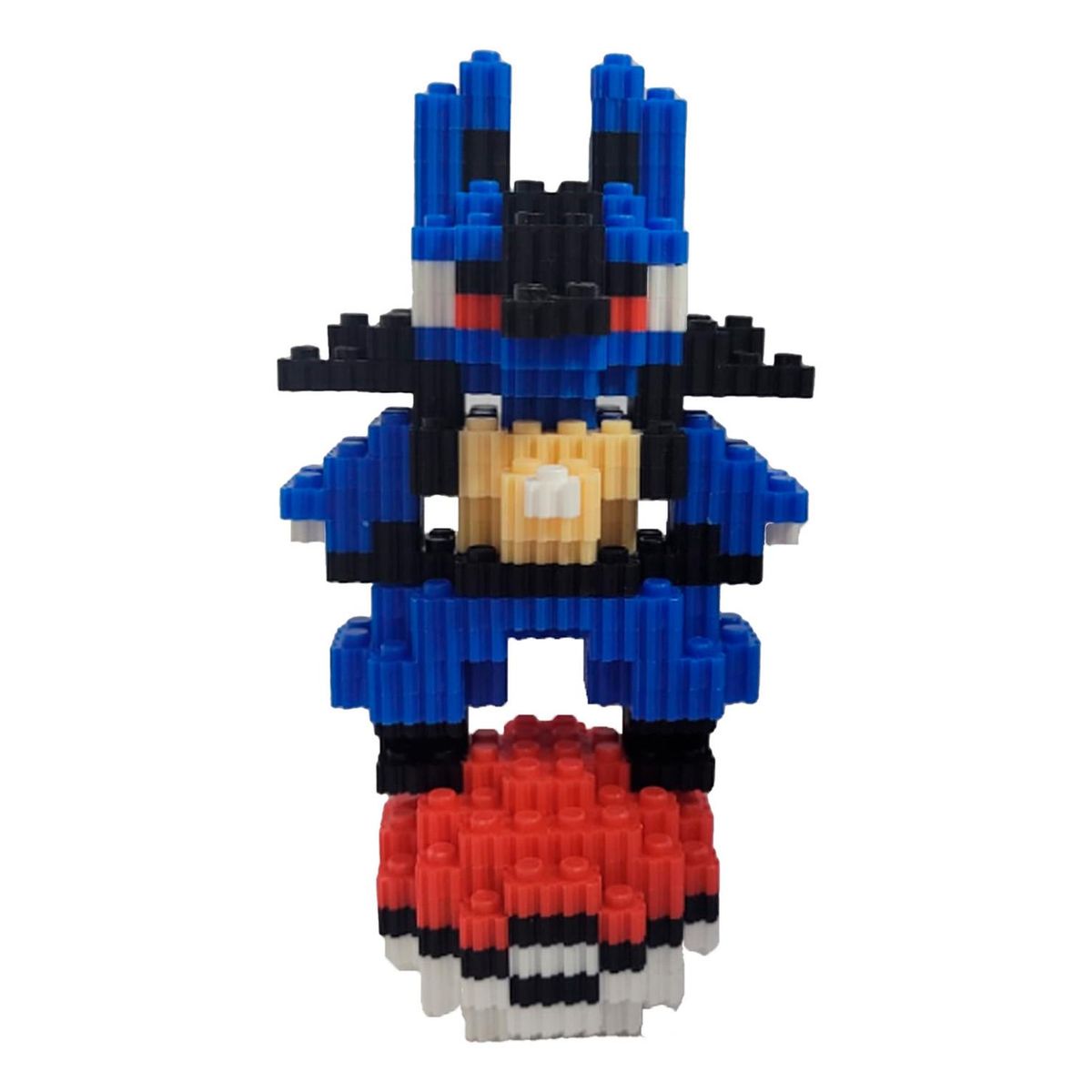 GENERICO - ARMABLE 3D MICRO BLOCKS LUCARIO 16CM
