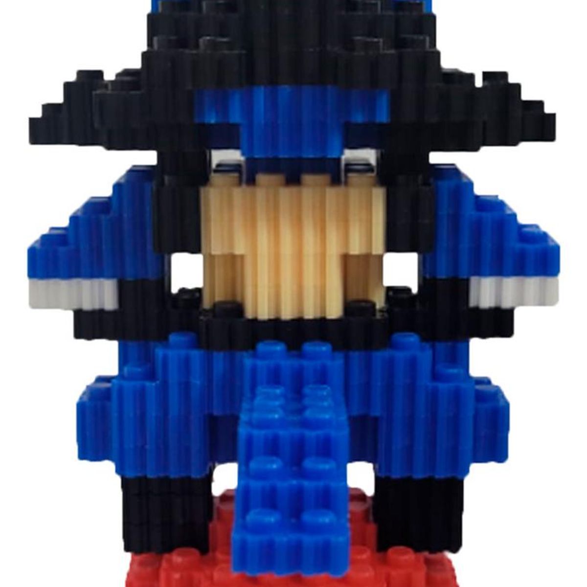 GENERICO - ARMABLE 3D MICRO BLOCKS LUCARIO 16CM