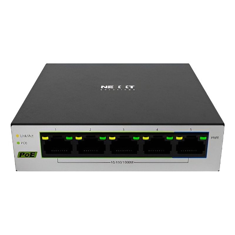 NEXXT SOLUTIONS - Switch Nexxt De Escritorio Vertex501 5 Puertos Poe+ Ethernet
