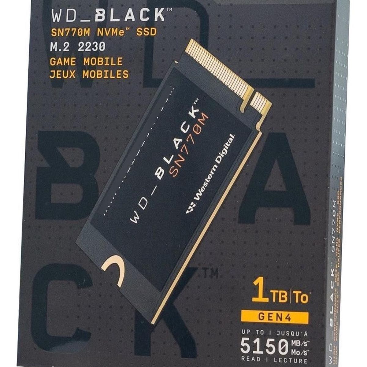 WESTERN DIGITAL - Ssd Western Digital Wd_black Sn770m Nvme 1tb Pci E 4.0 M.2