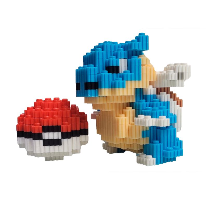 GENERICO - ARMABLE 3D MICRO BLOCKS BLASTOISE 13CM
