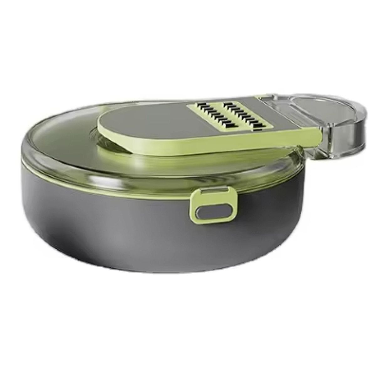 GENERICO - Cortador Picador De Verduras 13 En 1 Con Accesorios Redondo