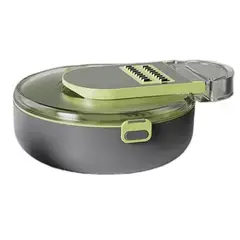 GENERICO - Cortador Picador De Verduras 13 En 1 Con Accesorios Redondo