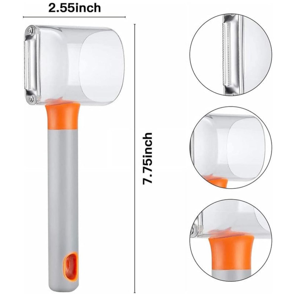 GENERICO - Pelador Manual De Verduras Y Frutas Con Deposito